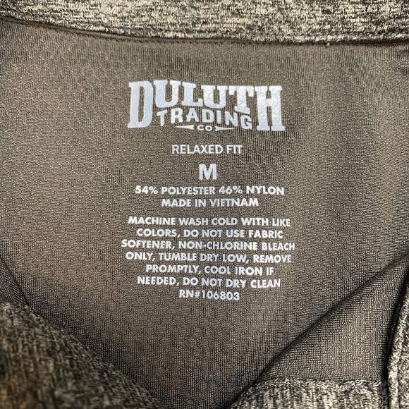 Duluth Trading Co Polo Shirt Men's Medium Polyester Relaxed Fit Golf Performance - Picture 5 of 10